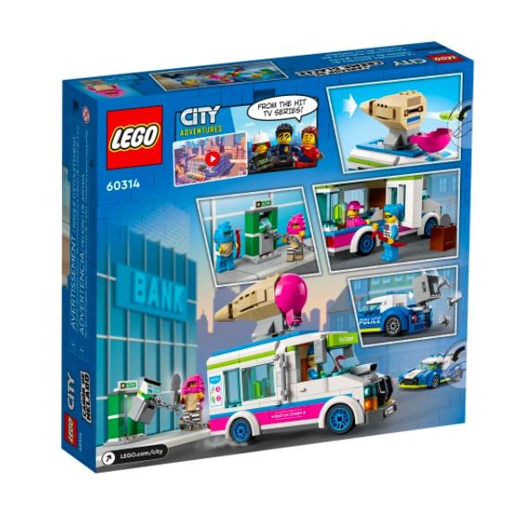 『現貨』LEGO 60314	City-冰淇淋卡車警匪追逐戰   盒組     【蛋樂寶】-細節圖5