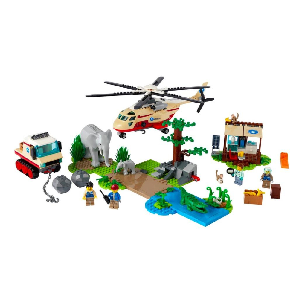 『現貨』LEGO 60302	City-野生動物救援行動    盒損   盒組  【蛋樂寶】-細節圖4