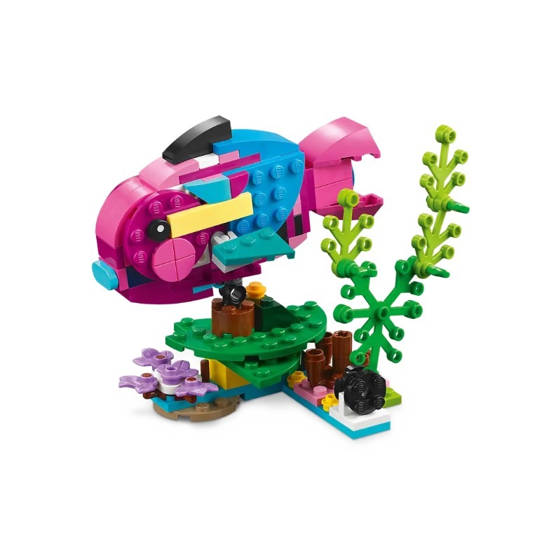 『現貨』LEGO 31144 Creator-異國粉紅鸚鵡 盒組 【蛋樂寶】-細節圖4