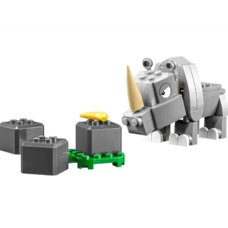 『現貨』LEGO 71420 Mario-犀牛蘭比  盒組 【蛋樂寶】-細節圖3