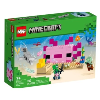 『現貨』LEGO 21247 Minecraft-The Axolotl House 盒組 【蛋樂寶】