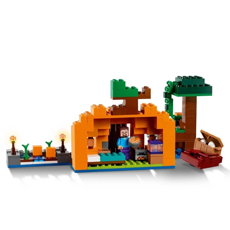 『現貨』LEGO 21248 Minecraft-The Pumpkin Farm 盒組 【蛋樂寶】-細節圖3