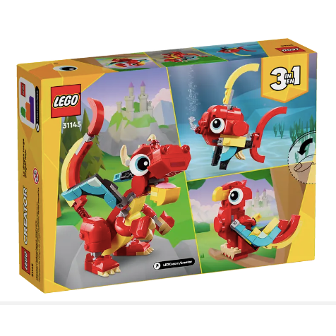 『現貨』LEGO 31145 Creator-紅龍 盒組 【蛋樂寶】