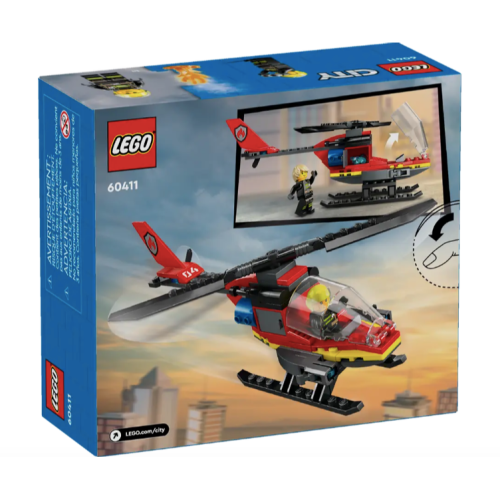 『現貨』LEGO 60411 City-消防救援直升機 盒組 【蛋樂寶】