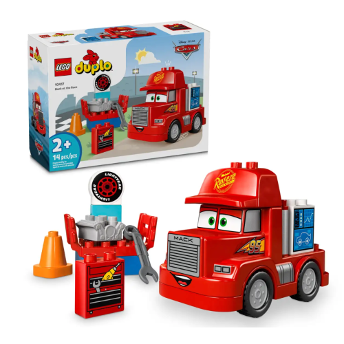 『現貨』LEGO 10417 DUPLO-Mack at the Race 盒組 【蛋樂寶】