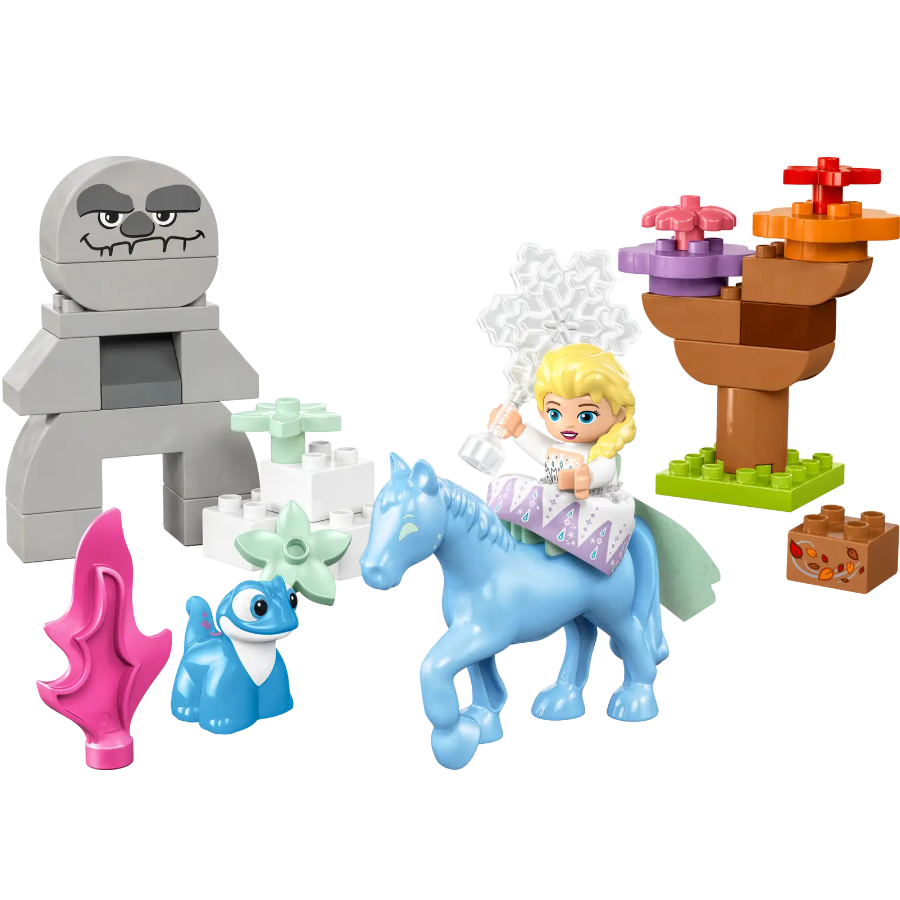 『現貨』LEGO 10418 DUPLO-艾莎&布魯尼的森林歷險 盒組   【蛋樂寶】-細節圖3