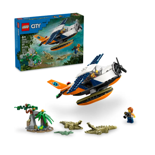 『現貨』LEGO 60425 City-叢林探險家水上飛機 盒組 【蛋樂寶】