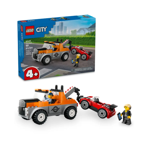 『現貨』LEGO 60435 City-拖吊車和跑車維修 盒組 【蛋樂寶】