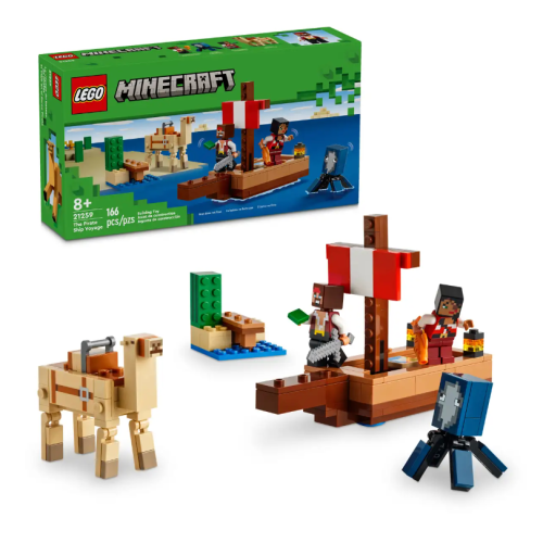 『現貨』LEGO 21259 Minecraft-海盜船航行 盒組 【蛋樂寶】
