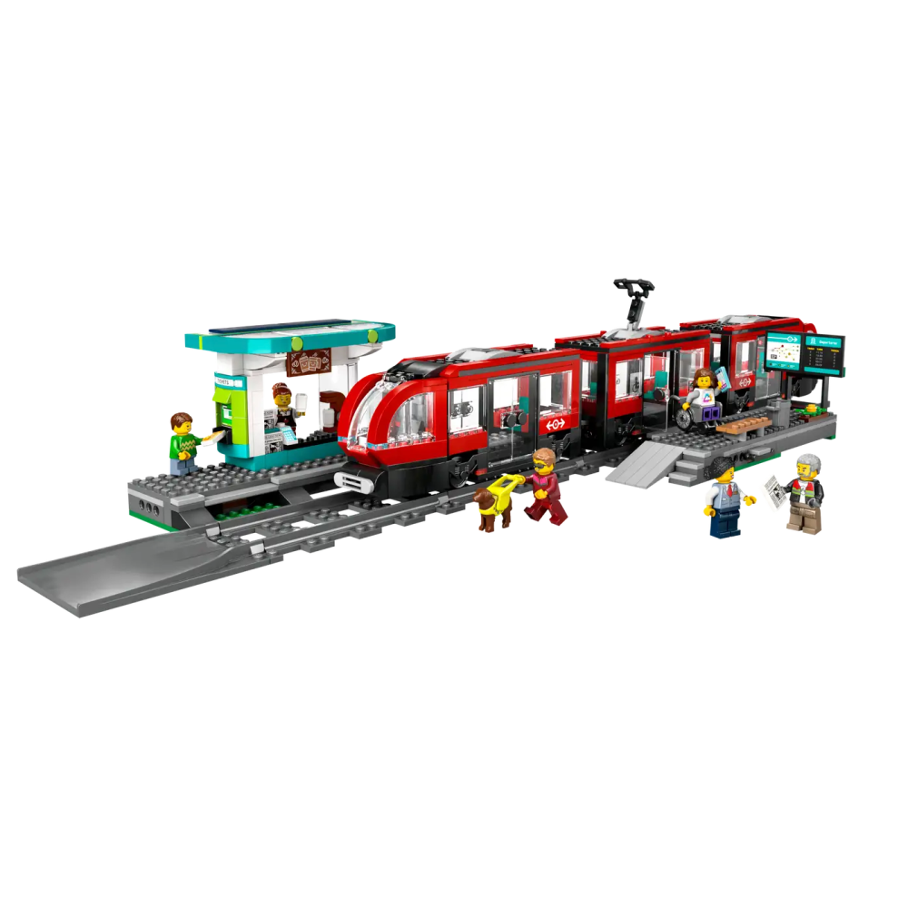 『現貨』LEGO 60423 City-市區路面電車和車站  盒組   【蛋樂寶】-細節圖3