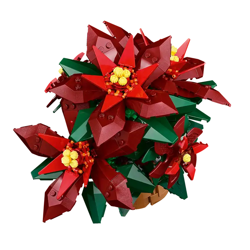 『現貨』LEGO 10370	Botanicals-聖誕紅    盒組 【蛋樂寶】-細節圖3