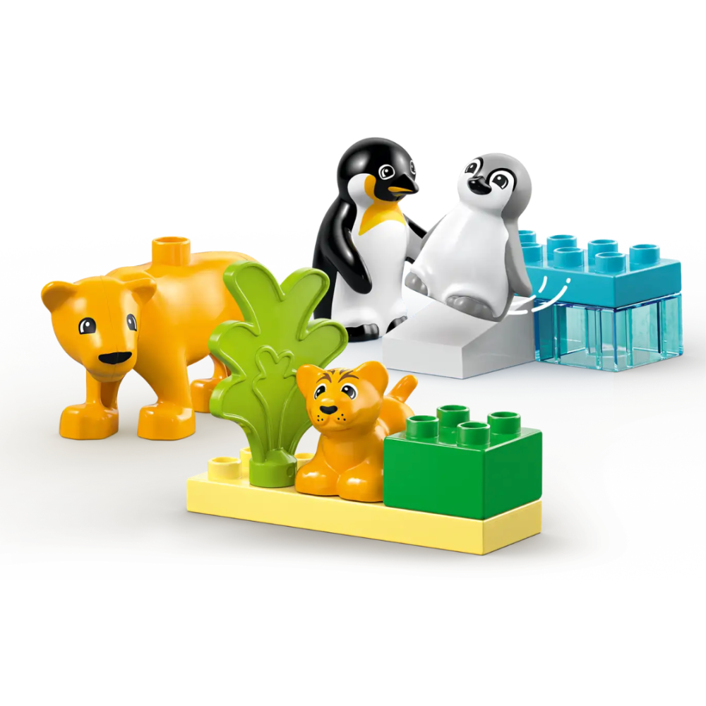 『現貨』LEGO 10442	DUPLO-野生動物家庭：企鵝和獅子  盒組     【蛋樂寶】-細節圖3