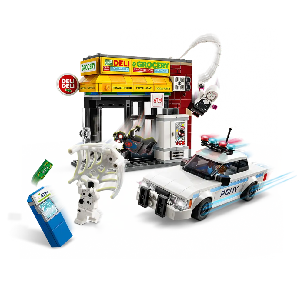 『現貨』LEGO 76311	SH-蜘蛛宇宙：邁爾斯摩拉斯大戰斑點人  盒組     【蛋樂寶】-細節圖3