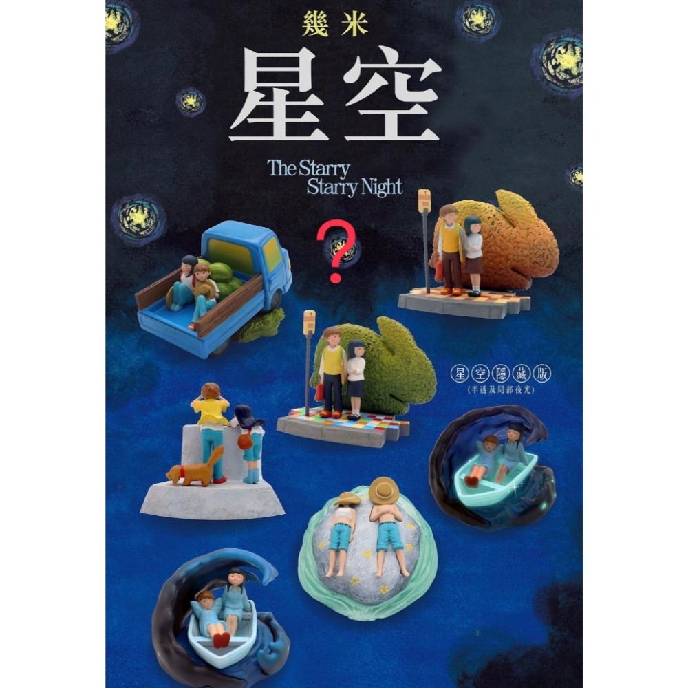 『現貨』幾米《星空》  夥伴玩具   盒玩   盲盒   【蛋樂寶】-規格圖2