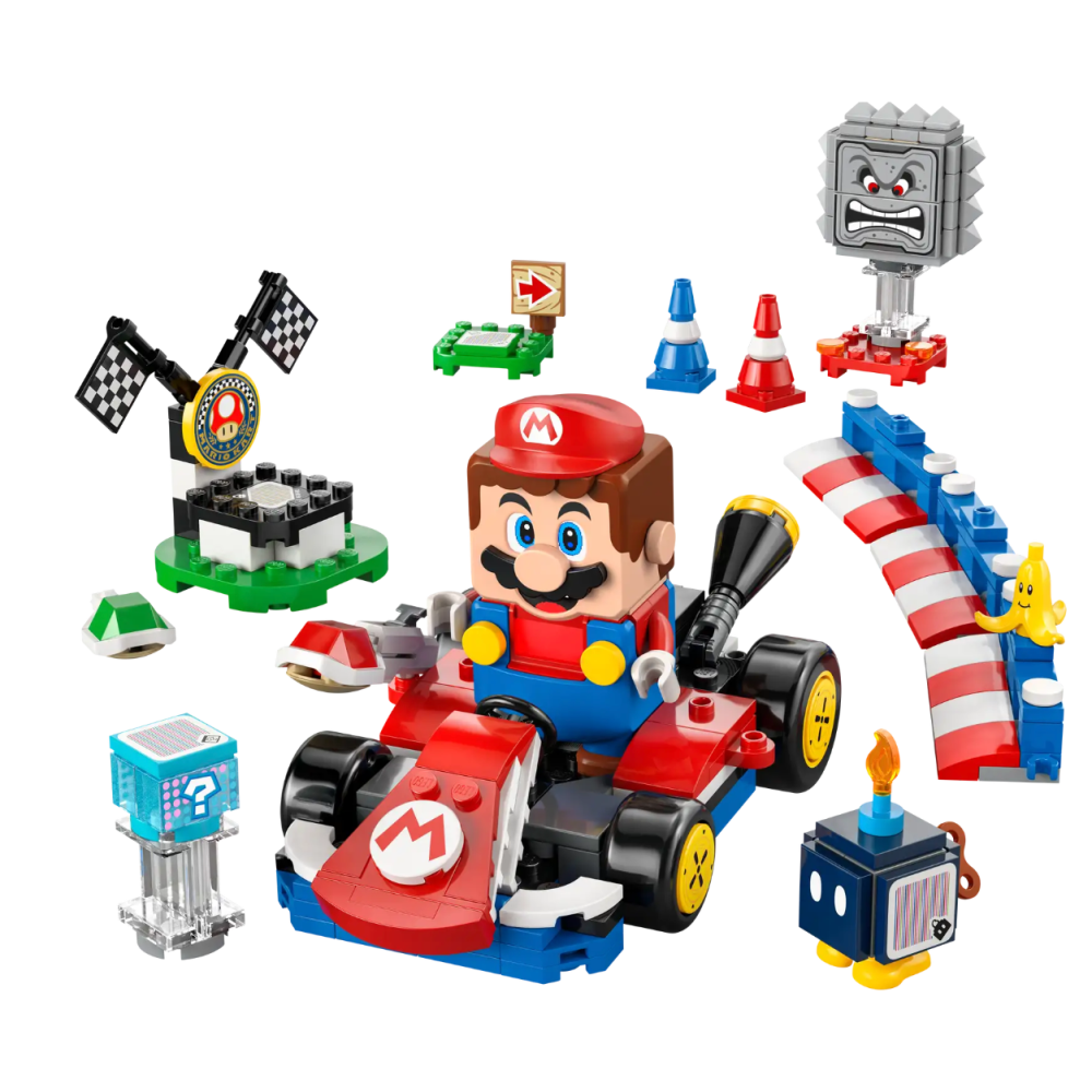 『現貨』LEGO 72043	瑪利歐賽車 - 樂高® 瑪利歐與標準車  盒組 【蛋樂寶】-細節圖3