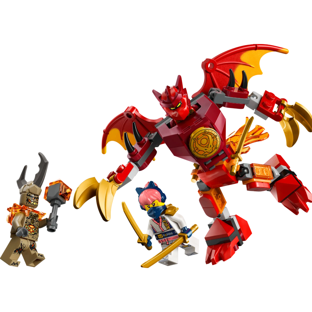 『現貨』LEGO 71851	Ninjago 赤地的猛龍機械人戰鬥組  盒組     【蛋樂寶】-細節圖3