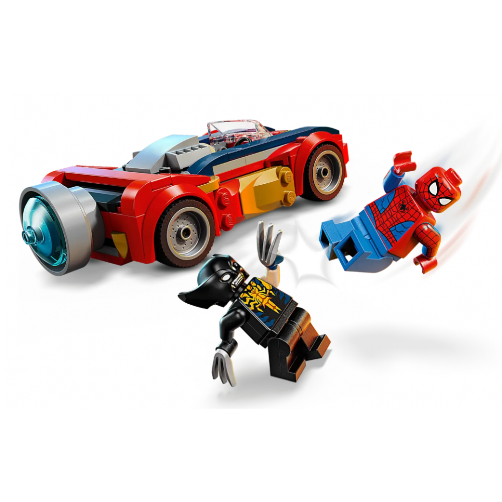 『現貨』LEGO 76336	SH 蜘蛛人汽車大戰猛毒化金鋼狼  盒組     【蛋樂寶】-細節圖3