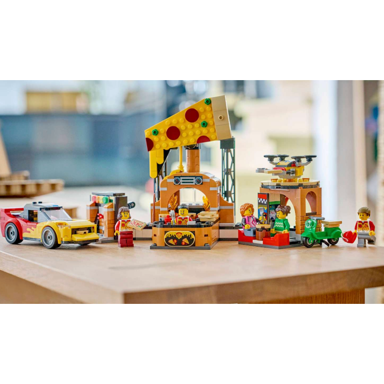 『現貨』LEGO 60496 City-披薩外送體驗載具組  盒組   【蛋樂寶】-細節圖3