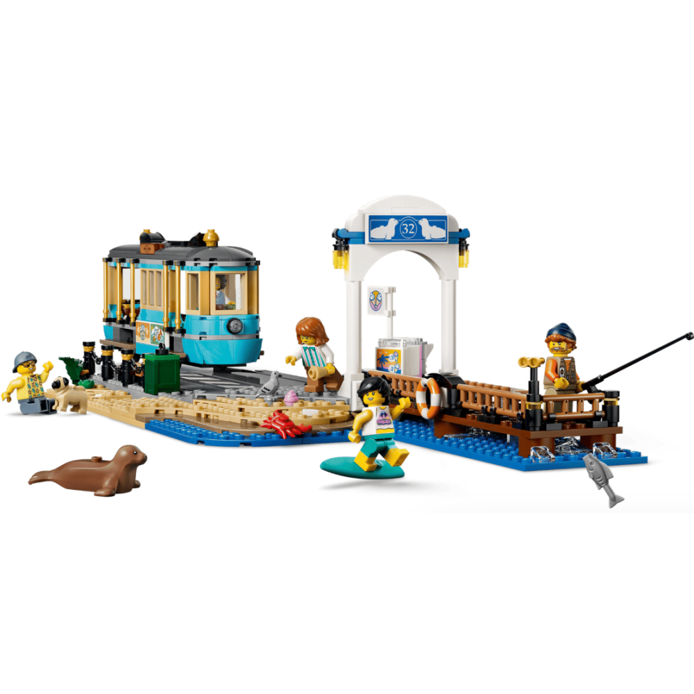 『現貨』LEGO 60506 City-經典海灘路面電車  盒組   【蛋樂寶】-細節圖3