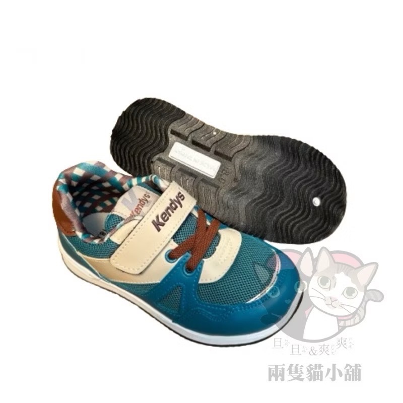 透氣 兒童布鞋 台灣製運動鞋 Kendys 格紋 百搭 男童 布鞋-規格圖1