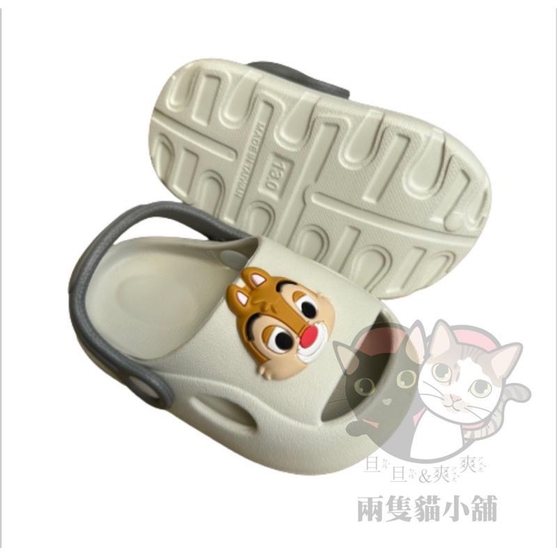 Disney 迪士尼 奇奇蒂蒂拖鞋 護趾涼鞋 休閒 防水 輕量 兒童 涼鞋 兩穿-細節圖3