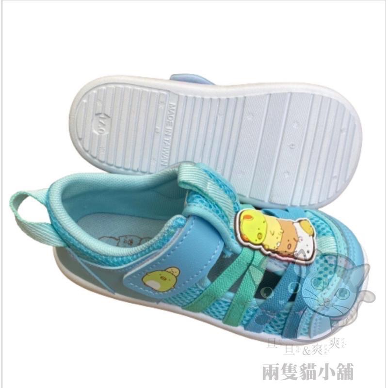 角落生物布鞋 護趾 水涼鞋 透氣 舒適 可愛 企鵝 貓咪 炸豬排 白熊 男童-細節圖2