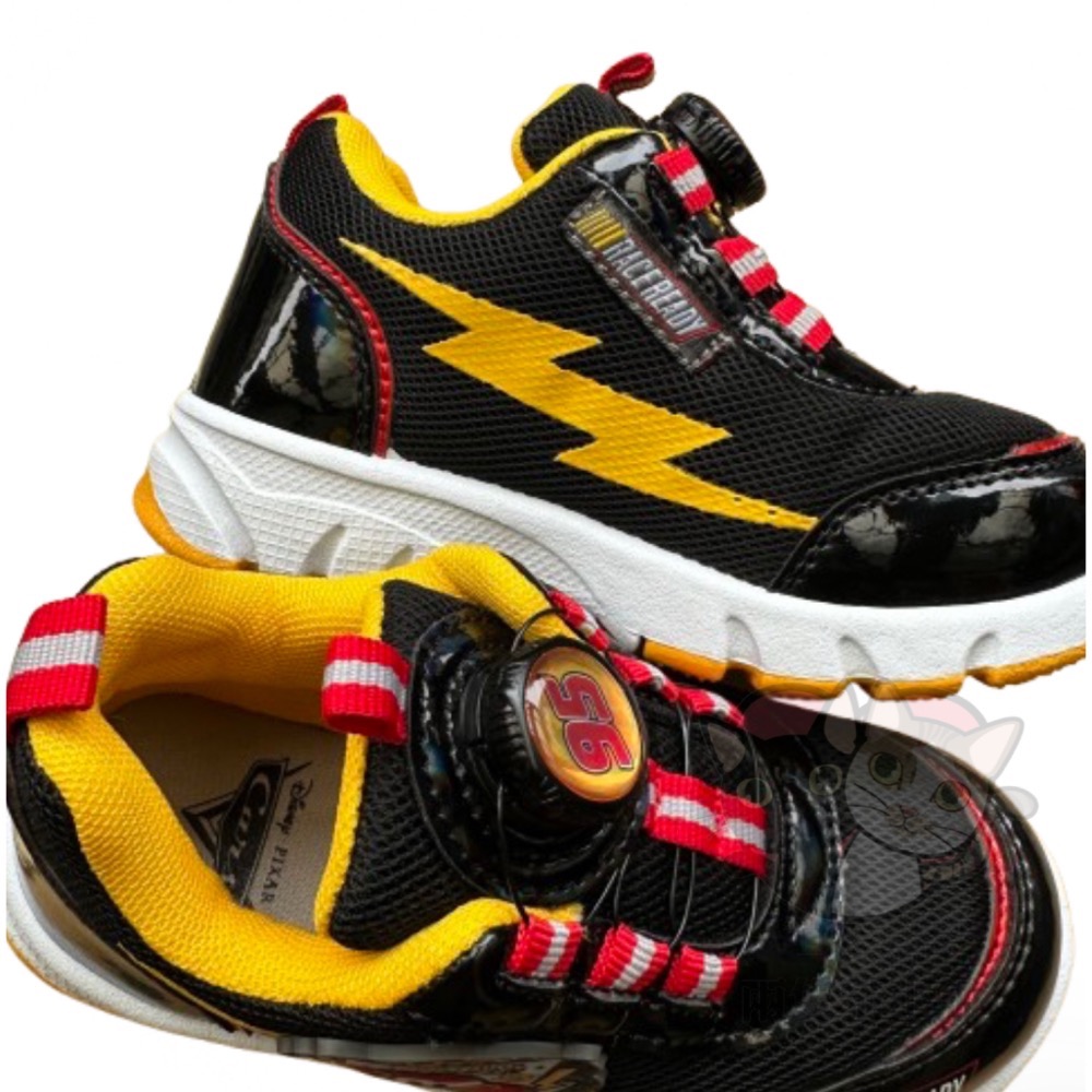 麥坤運動鞋 透氣 男童 旋轉釦 Disney布鞋 台灣製 跑車 帥氣-細節圖2