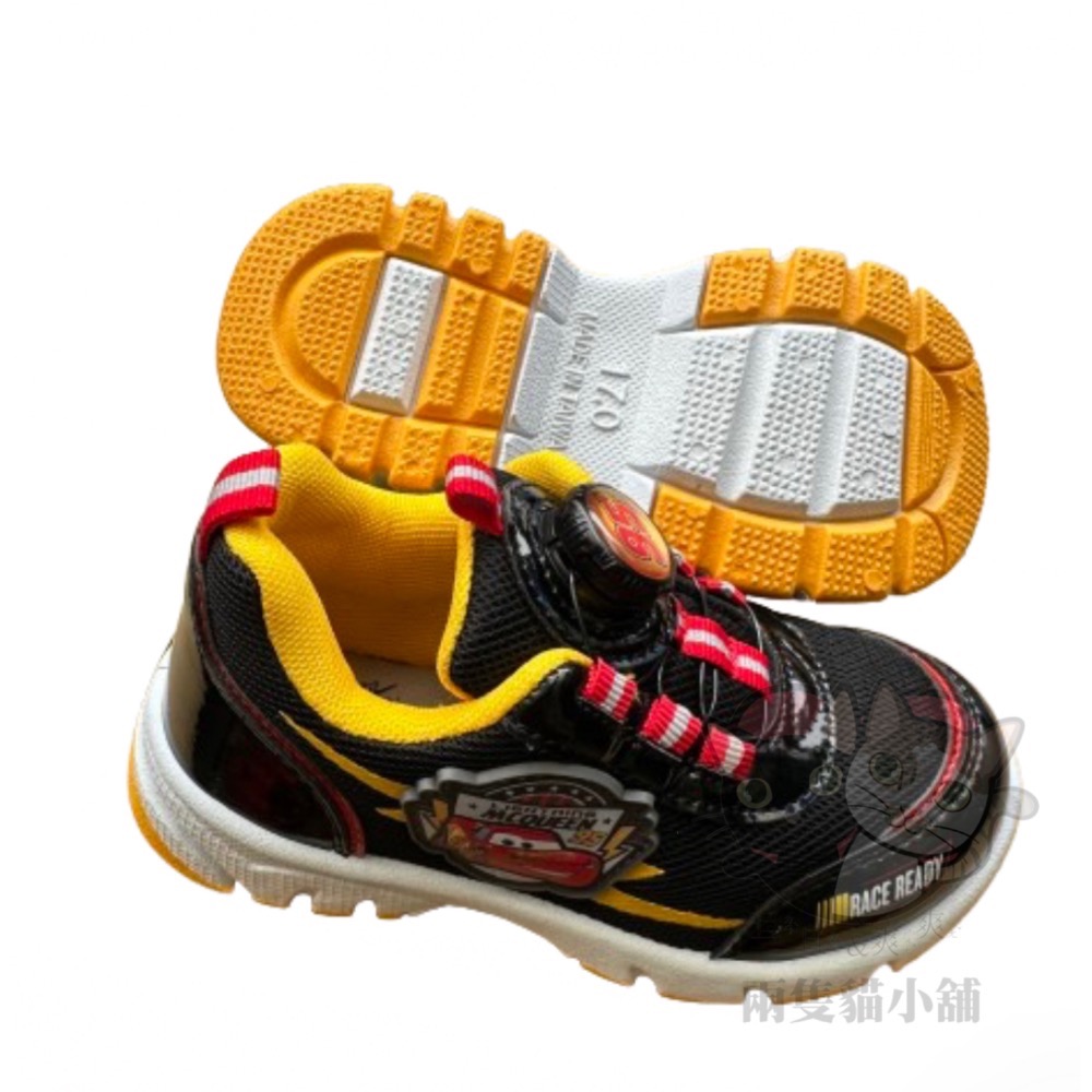 麥坤運動鞋 透氣 男童 旋轉釦 Disney布鞋 台灣製 跑車 帥氣-細節圖3