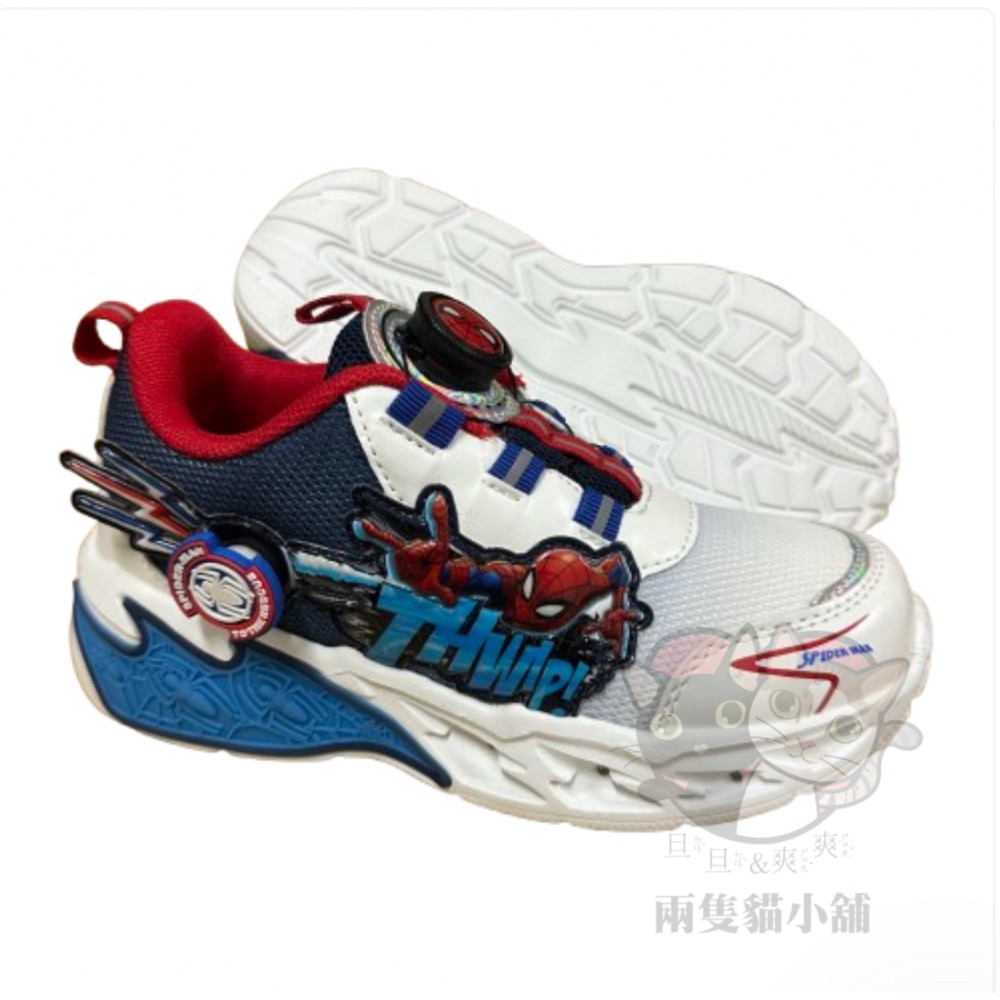 寬楦 蜘蛛人運動鞋 透氣  舒適 足弓支撐 百搭 輕量 機能 布鞋 漫威 Spiderman 帥氣-細節圖2