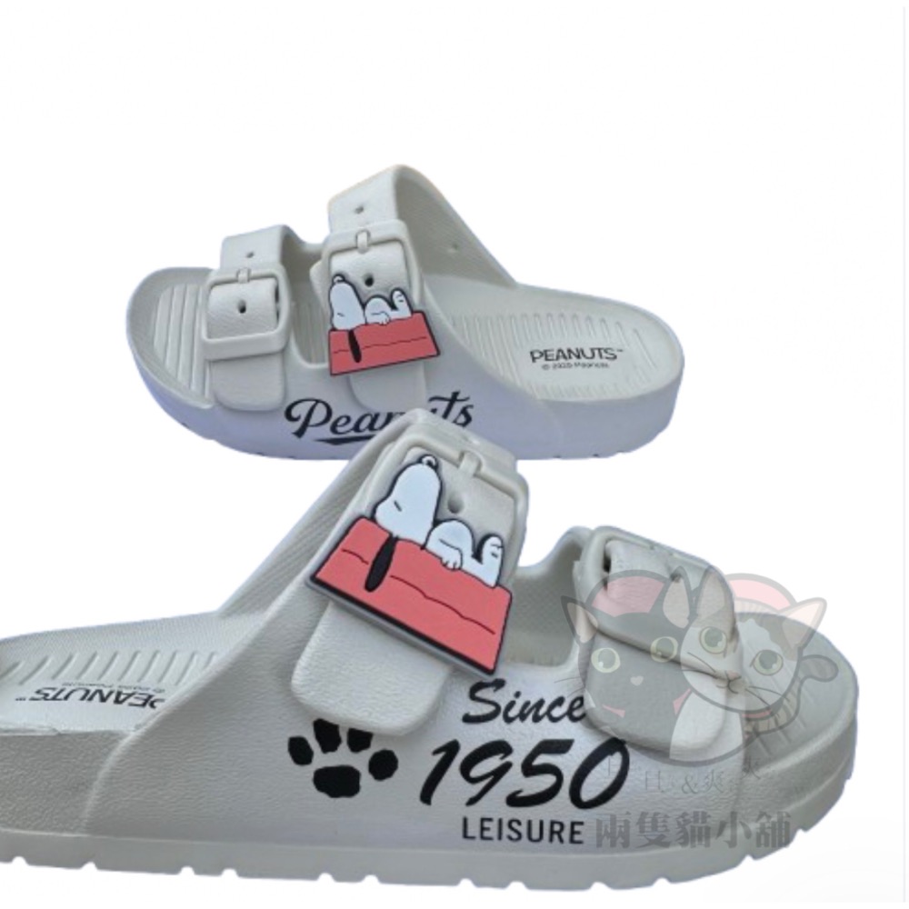 史努比拖鞋 兒童 台灣製 舒適 休閒 輕量Snoopy 防水 戶外 百搭 史奴比 Peanuts 糊塗塌客-細節圖2