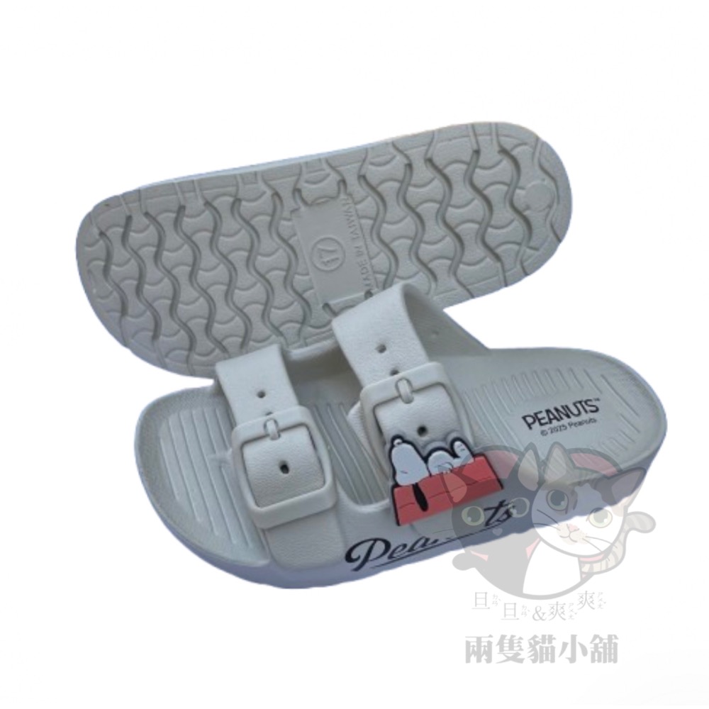 史努比拖鞋 兒童 台灣製 舒適 休閒 輕量Snoopy 防水 戶外 百搭 史奴比 Peanuts 糊塗塌客-細節圖3