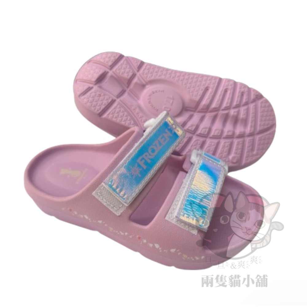 冰雪奇緣拖鞋 女童 雪寶 氣質 防水 台灣製 輕量 休閒 Frozen-細節圖3