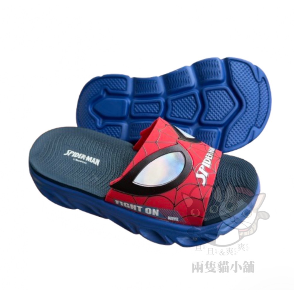 蜘蛛人拖鞋 發光 電燈 男童 輕量 漫威 帥氣 Spiderman-細節圖2
