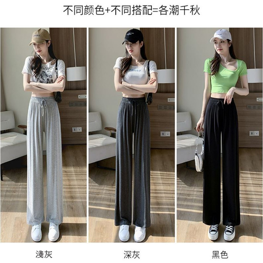 【7-ELEVEN門市團購】2/4/8/16組莫代爾輕薄涼感寬褲(請以2/4/8/16倍數下單) 女長褲40~75kgs-細節圖9