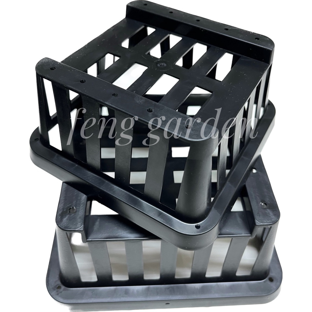 蕨世網盆 6吋/8吋 (塑膠盆/四方盆/透氣盆/栽培盆/蘭花/國蘭/水草網盆/花盆)-細節圖2