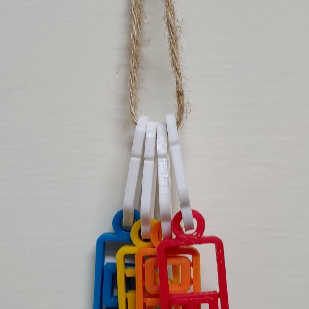 3D列印 - 鑰匙圈扣環 多種顏色 環保材質PLA  鑰匙圈加購 吊飾 裝飾-細節圖3