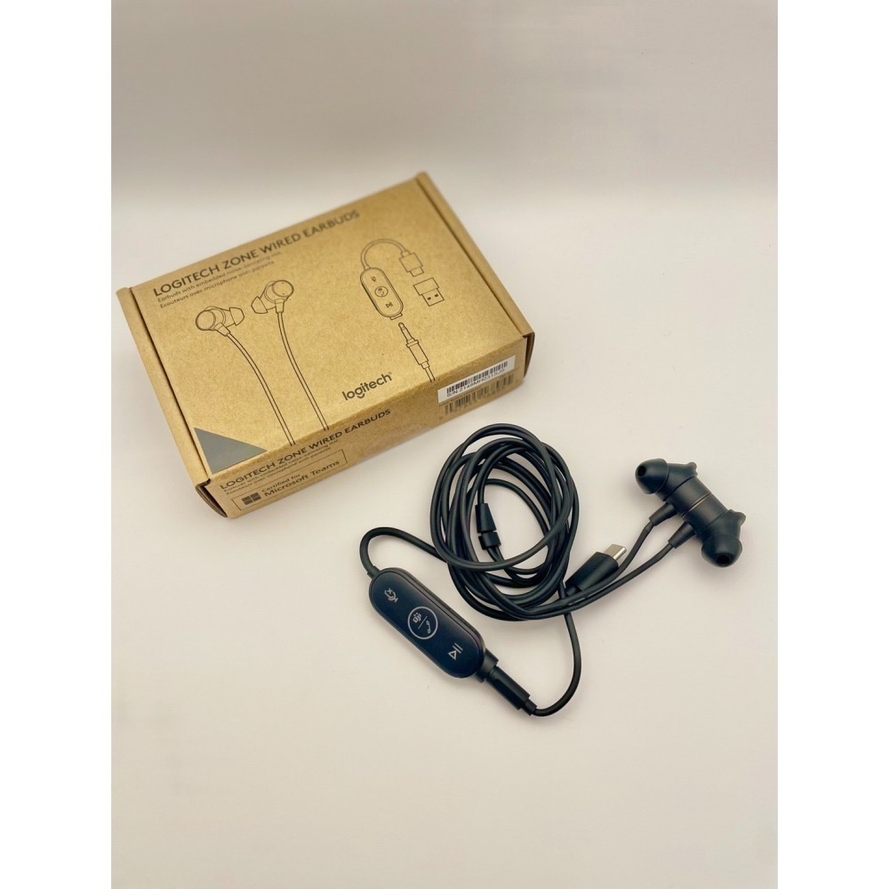 羅技 Logitech Zone Wired Earbuds 入耳式有線耳機麥克風-細節圖2