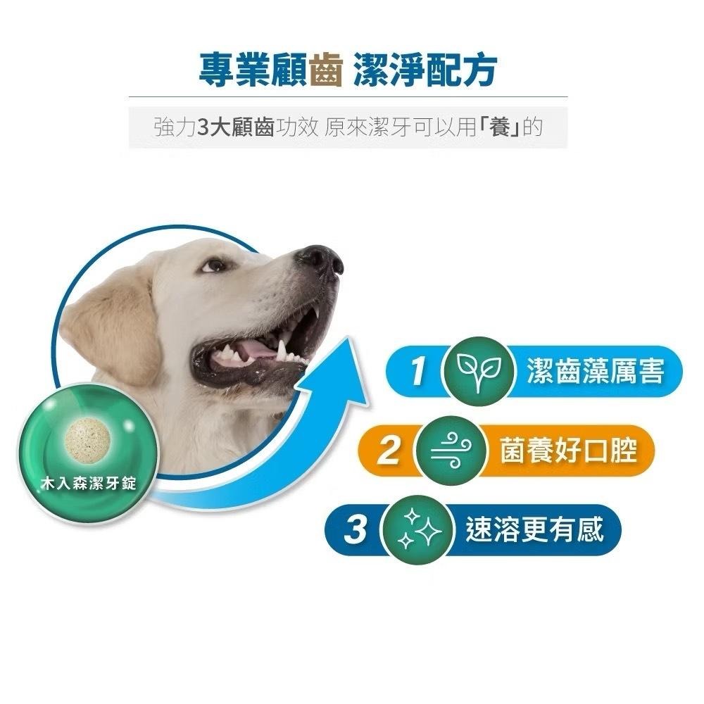 【買2袋送1袋】木入森 犬寶固齒麗潔牙錠 約30顆/袋｜狗狗潔牙mini錠【貓多多寵物小舖】-細節圖5