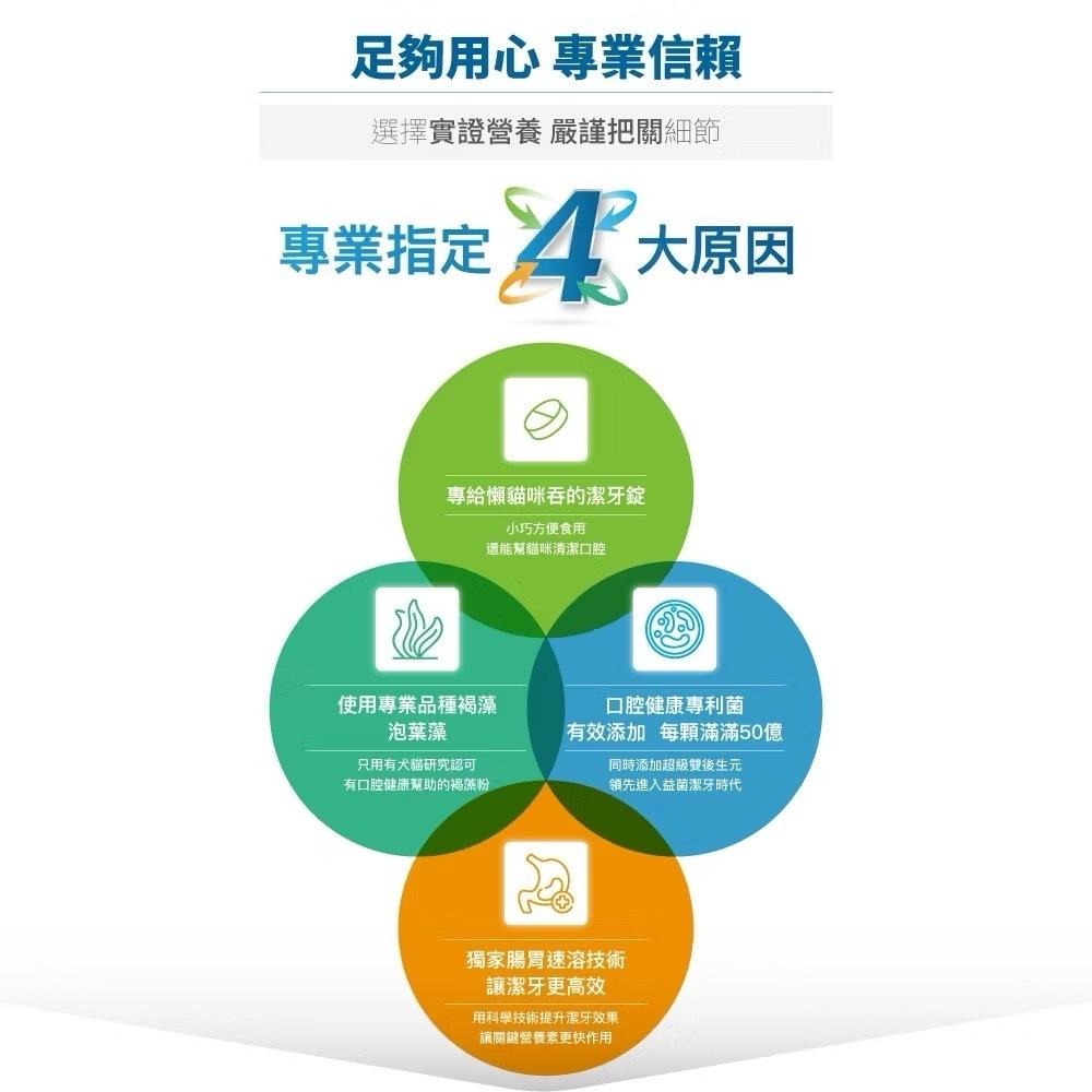 【買2袋送1袋】木入森 貓咪固齒麗潔牙錠 約30顆/袋｜貓咪潔牙mini錠【貓多多寵物小舖】-細節圖3