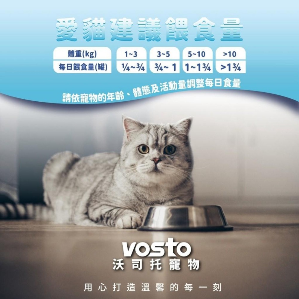 vosto沃司托 海洋本質特級白身鮪魚罐80g 副食罐 貓罐頭 膠凍罐 挑嘴貓 鮪魚罐 牛磺酸-細節圖3