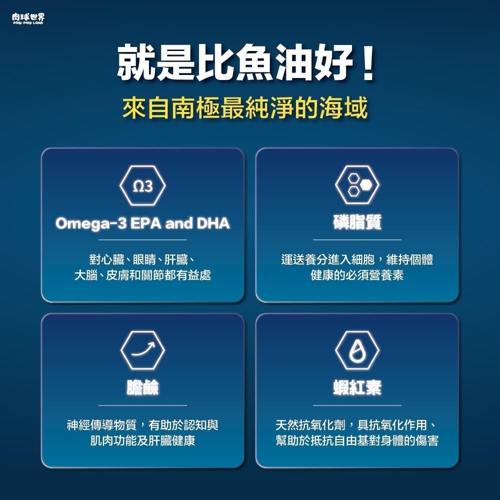 肉球世界 南極磷蝦大肉包45g (貓咪) 每包添加１％南極磷蝦油，基礎營養補充 邊吃邊保養-細節圖5