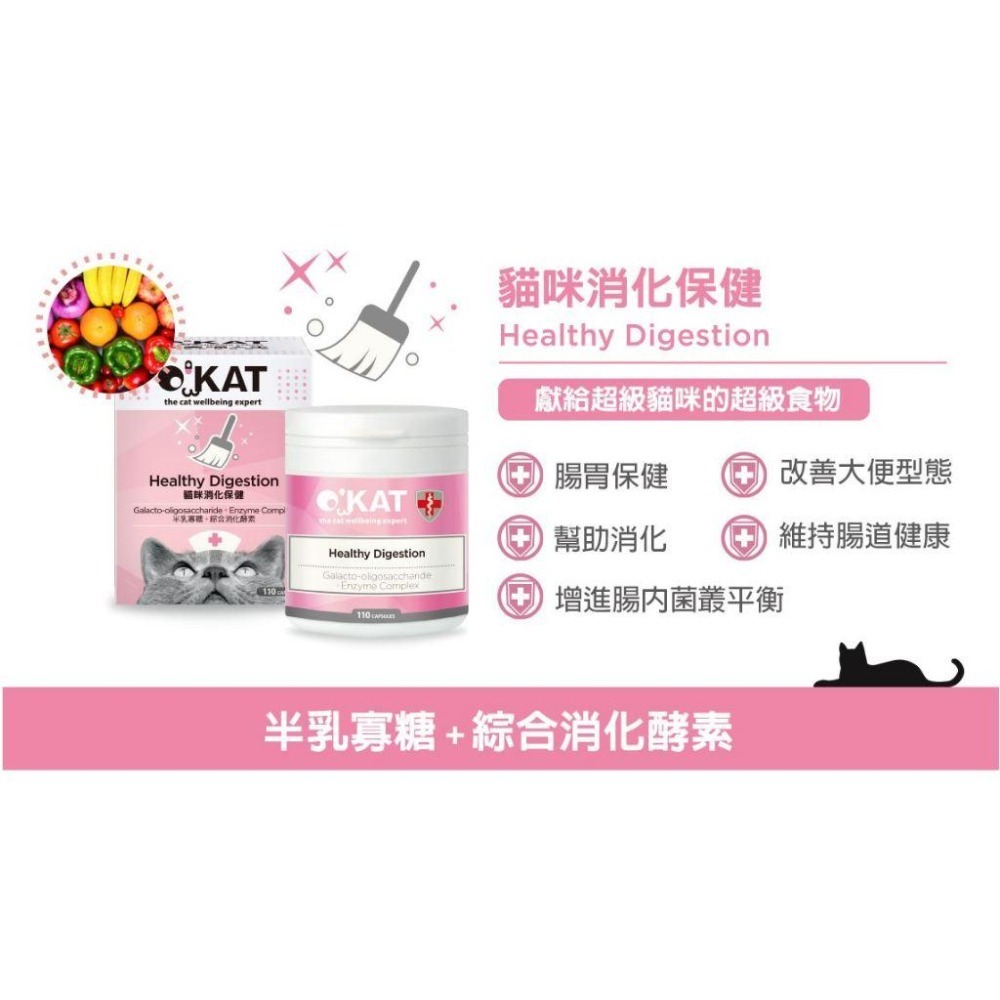 【即期特價】美喵人生 O＇KAT OKAT 貓咪保健專家110顆 免疫提升/超級保養/消化/關節/心臟/泌尿-細節圖6