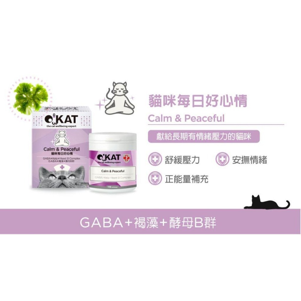 【即期特價】美喵人生 O＇KAT OKAT 貓咪保健專家110顆 免疫提升/超級保養/消化/關節/心臟/泌尿-細節圖8