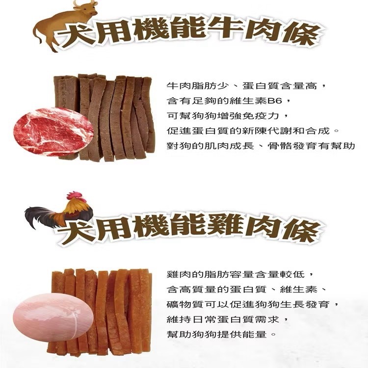AStar 犬用機能肉條100g 軟肉條 保健零食 老幼成犬可食用 營養點心 狗點心 狗零食-細節圖2