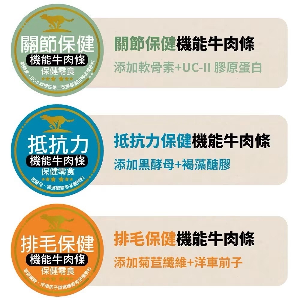 AStar 犬用機能肉條100g 軟肉條 保健零食 老幼成犬可食用 營養點心 狗點心 狗零食-細節圖8