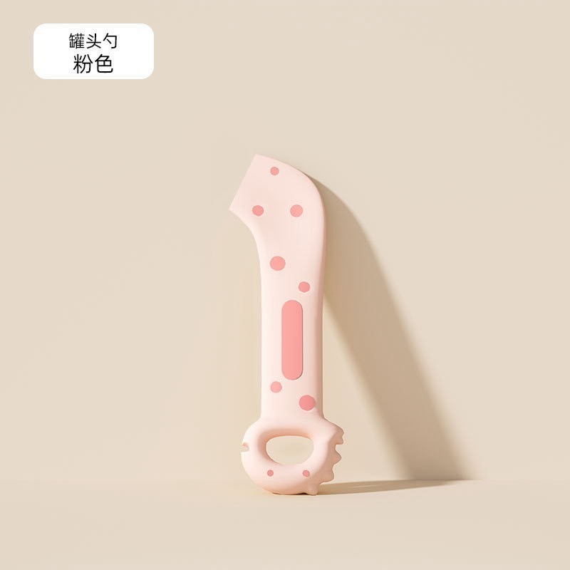 恐龍罐頭勺(粉色)