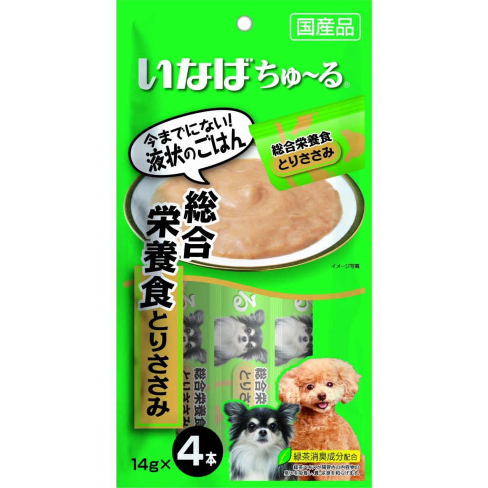 日本肉泥第一品牌 CIAO 汪啾嚕 INABA 狗肉泥 寒天肉泥 14g(一包有4條) 狗零食 肉泥條 狗點心-規格圖6