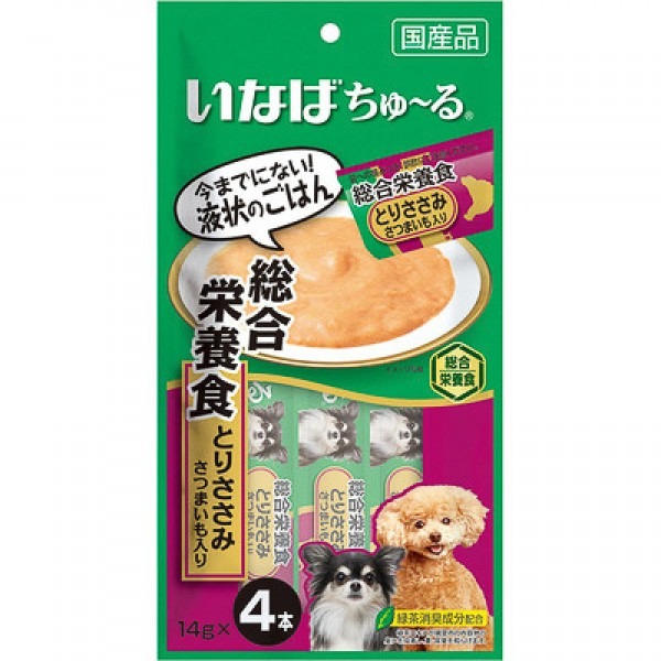 日本肉泥第一品牌 CIAO 汪啾嚕 INABA 狗肉泥 寒天肉泥 14g(一包有4條) 狗零食 肉泥條 狗點心-規格圖6