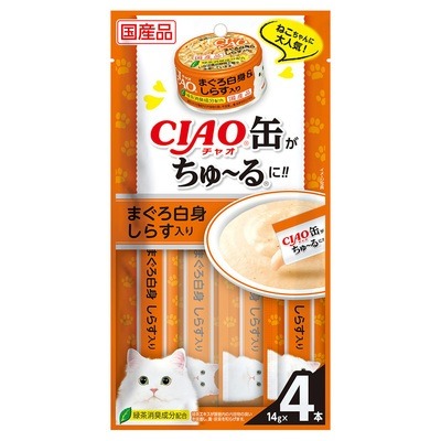 日本 CIAO  貓肉泥 啾嚕肉泥 寒天肉泥  4條入 啾嚕燒肉泥 燒寒天 乳酸菌 旨定肉泥 機能保健系列-規格圖5