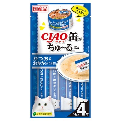 日本 CIAO  貓肉泥 啾嚕肉泥 寒天肉泥  4條入 啾嚕燒肉泥 燒寒天 乳酸菌 旨定肉泥 機能保健系列-規格圖5
